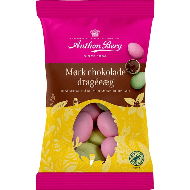 Hovedbilde Anthon Berg Sjokoladeegg med drageovertrekk 80g, ...