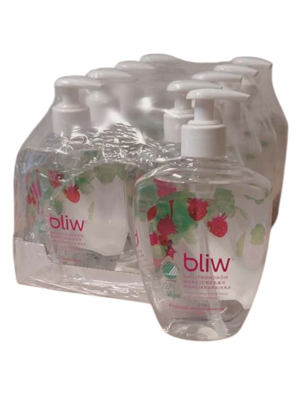 Bliw håndsåpe markjordbær 500ml, 8stk pr kartong