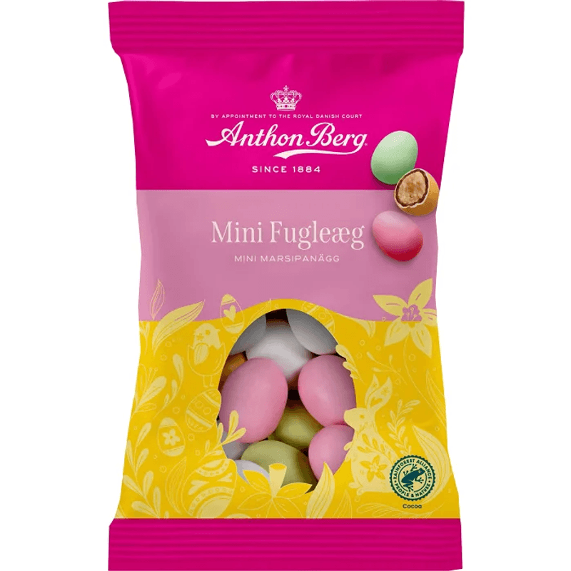 Anthon Berg Marsipanägg Mini 80g, 28 stk pr kartong