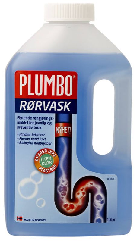 Plumbo Rørvask 1L,  9stk pr kartong
