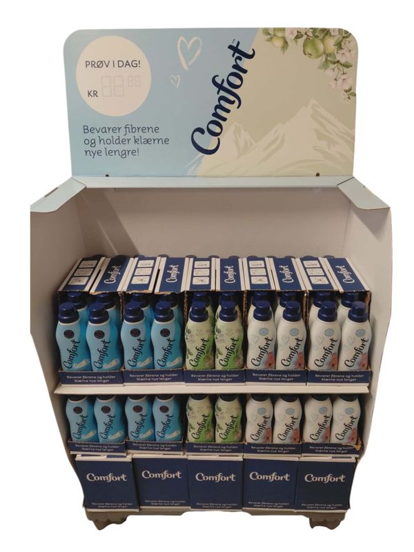Comfort bestselger Display à 190stk