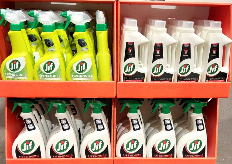 Lilleborg Jif Utendørs platform display à 61stk 