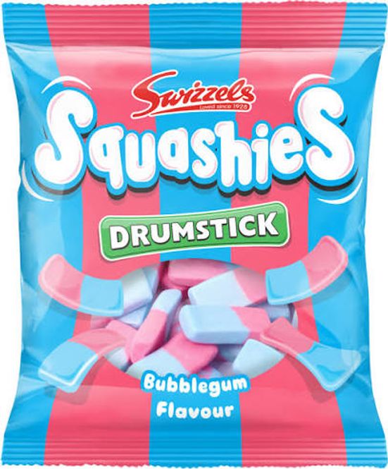 Hovedbilde Squashies Bubblegum 140g, 12 stk pr kartong