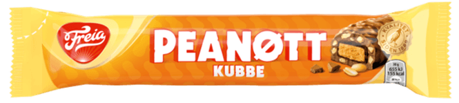 Hovedbilde Freia Peanøttkubbe 60g, 25stk pr kartong 